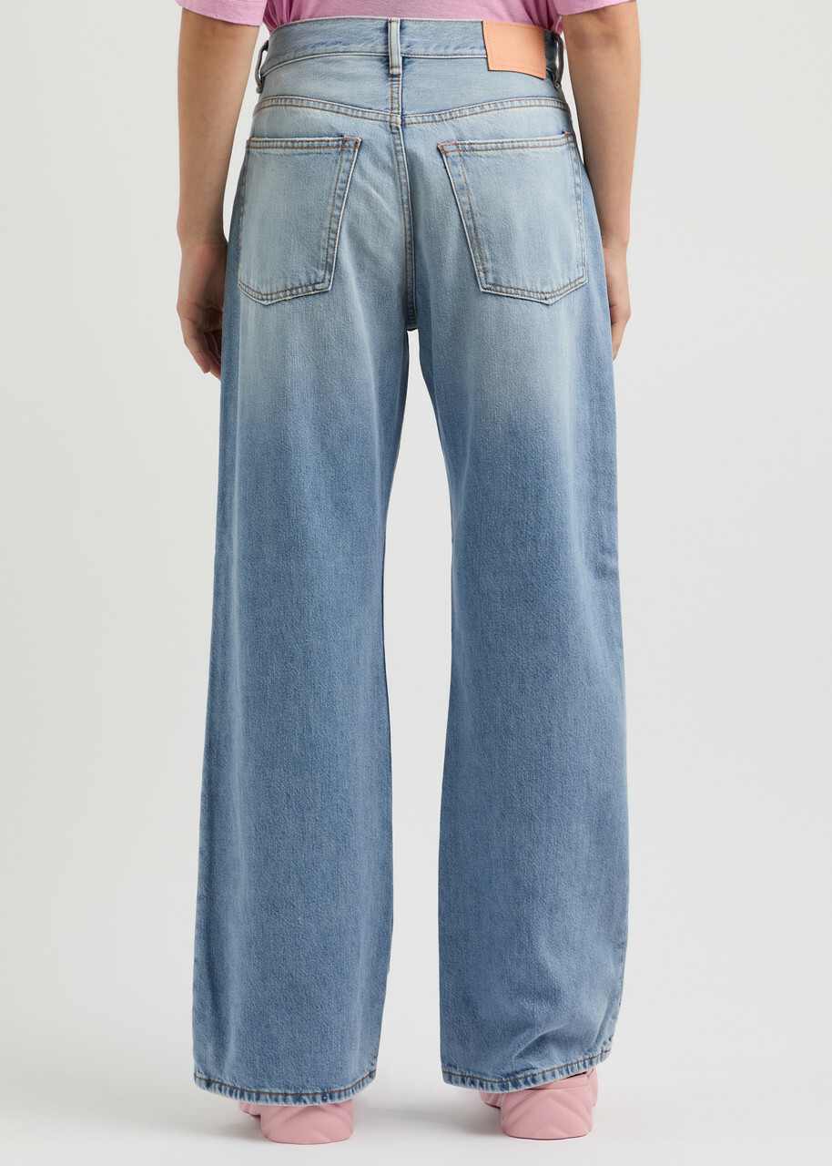Acne Studios Wide-leg Jeans Light Blue Acne Studios