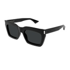 Saint Laurent Eyewear Saint Laurent Sl 810 Linea Corner Angle 001 Black Sunglasses