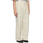 Eckhaus Latta Off-White Pen Stripe Trousers