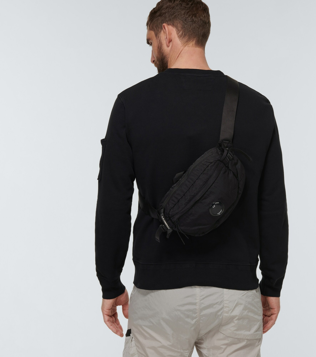 C.P. COMPANY NYLON B　MESSENGER BAG C.P. Company Black Nylon B Messenger Bag C.P. Company