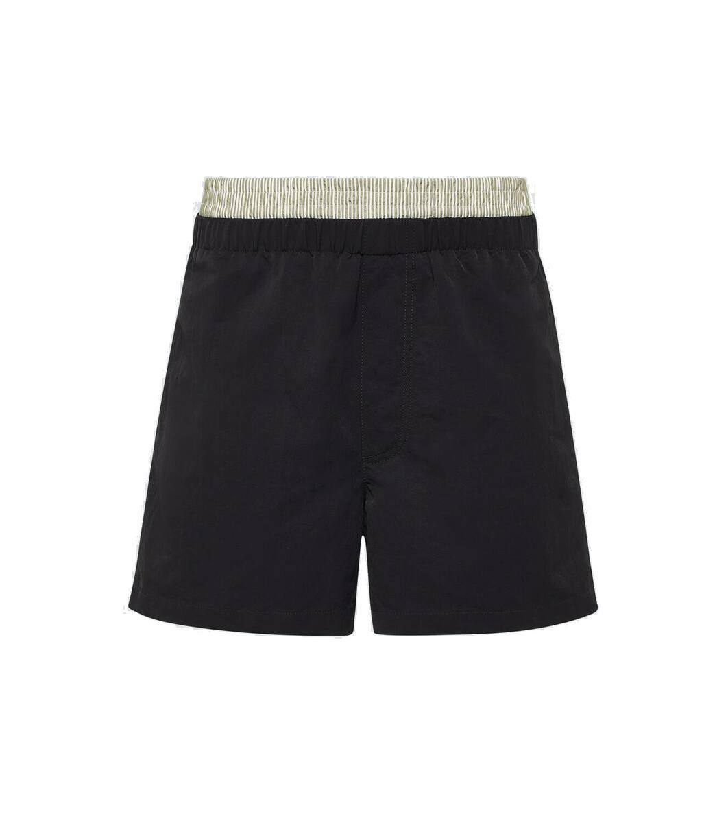 BOTTEGA VENETA Double Layer Nylon Swim Shorts Bottega Veneta