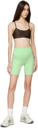 Alo Green 7 High-Rise Biker Shorts
