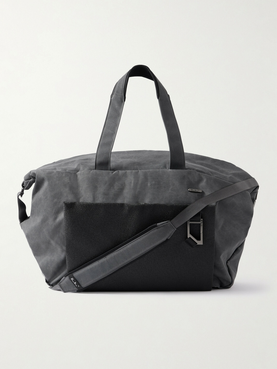 DB Journey - Entour Full-Grain Leather and Canvas Weekend Bag