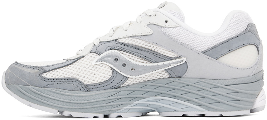 Saucony Gray & White Progrid Omni 9 Sneakers Saucony