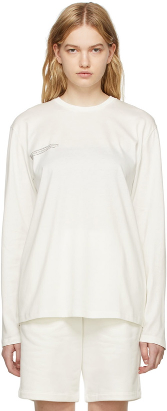 Photo: PANGAIA Off-White Organic Cotton T-Shirt