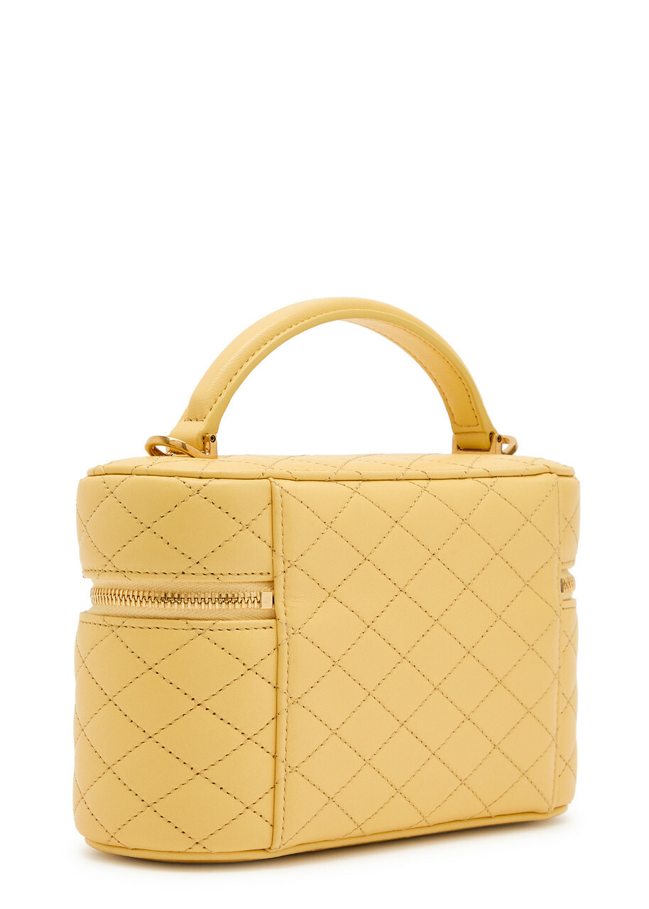 Saint Laurent Gaby Mini Quilted Leather top Handle bag - Yellow - One Size