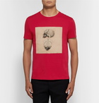 Alexander McQueen - Slim-Fit Printed Cotton-Jersey T-Shirt - Men - Red