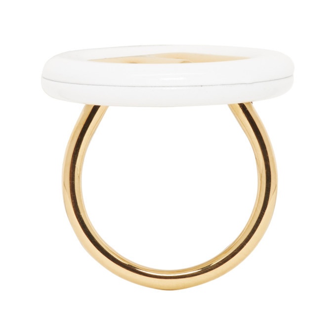Fendi F is Fendi Engraved Rose Gold Ring Medium 8AG796 - Walmart.com