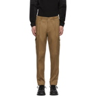 Boss Beige Kirio Pleats Cargo Pants