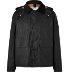 Barbour - Margaret Howell Waxed-Cotton Hooded Jacket - Black