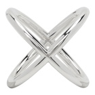 Le Gramme Silver Slick Polished Le 9 Grammes Interlacing Ring