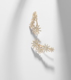 David Yurman Starburst 18kt gold earrings with diamonds