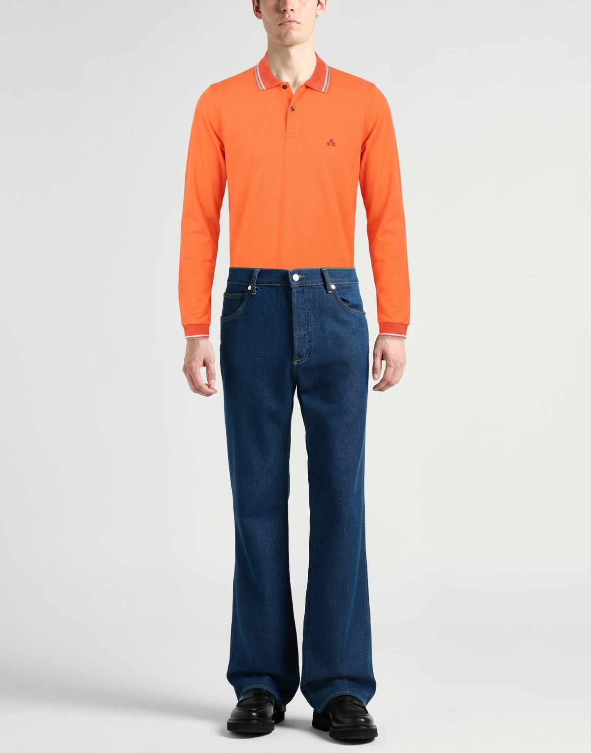 Peuterey Mens Polo shirt in Orange