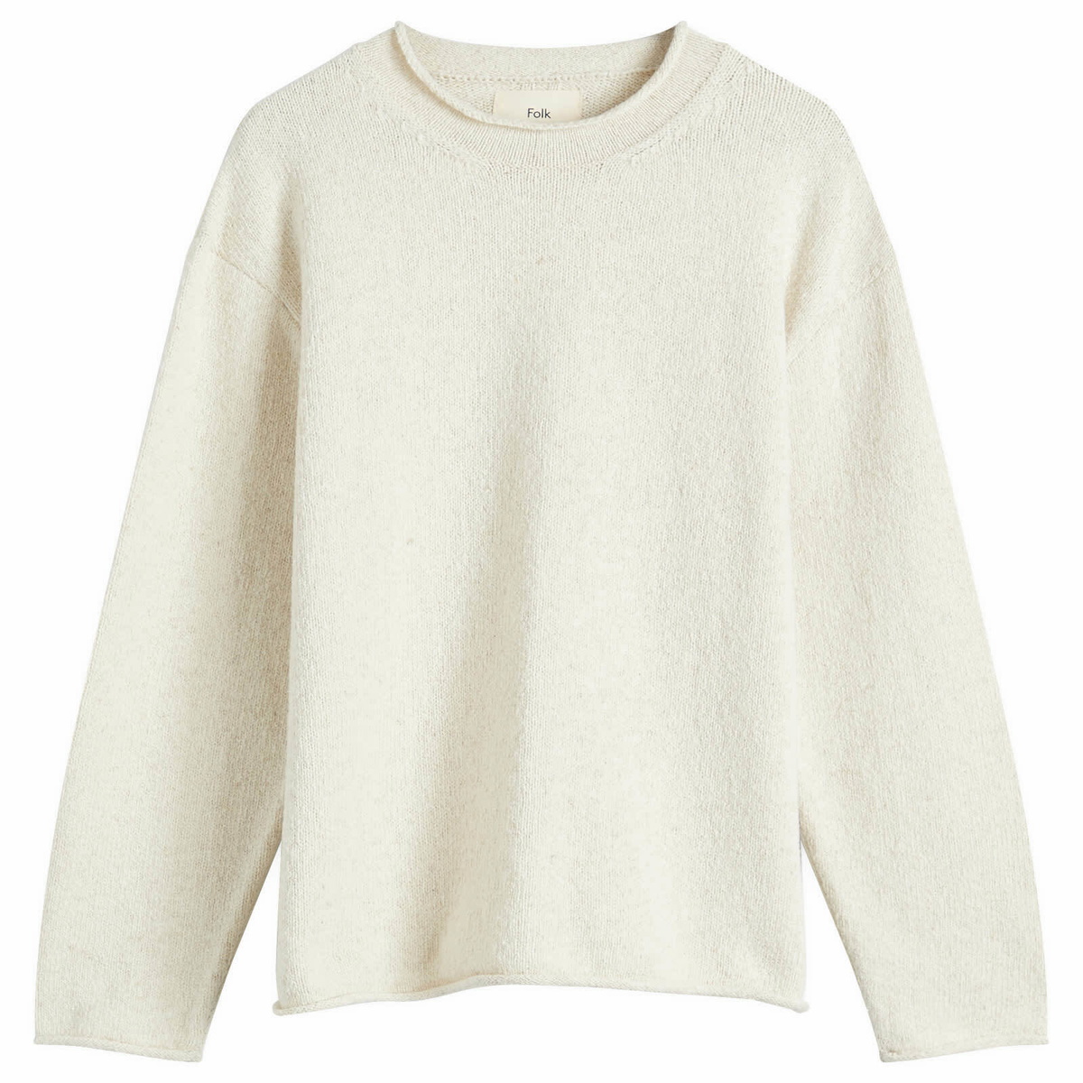 Folk Men's Slouch Sweatshirt in Ecru
