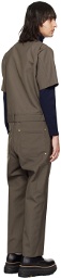 sacai Taupe Carhartt WIP Edition Reversible Jumpsuit
