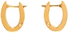 Versace Gold Greca Earrings