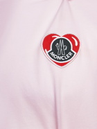 MONCLER - Heart Logo Cotton T-shirt