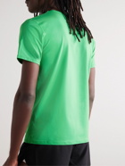 DISTRICT VISION - Deva Logo-Print Stretch-Jersey T-Shirt - Green