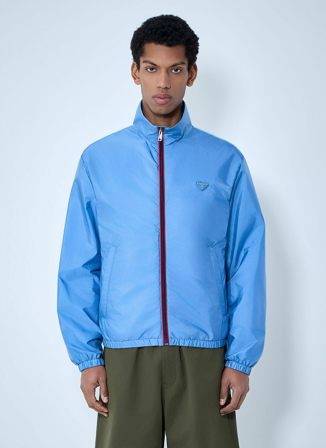 Prada High-Neck Zip Jacket Prada