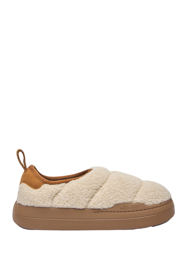 Photo: Moon Boot Park Puffer Fleece Slip-On Shoes