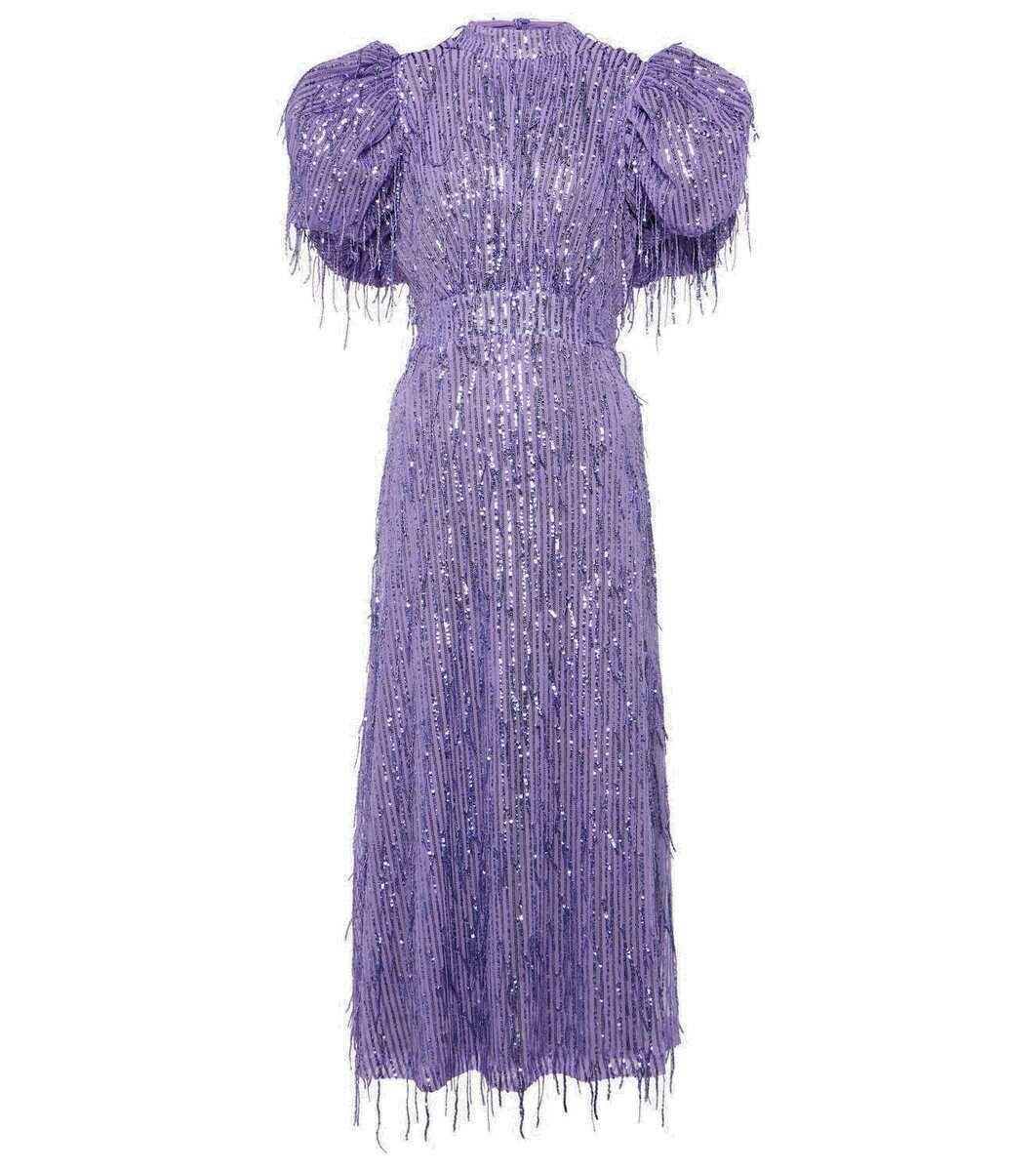 ROTATE BIRGER CHRISTENSEN ワンピース Sequined midi 902238 ROTATE BIRGER CHRISTENSEN ワンピース Sequined midi 902238