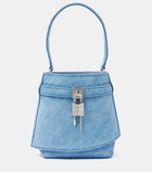 Givenchy Shark Lock denim bucket bag