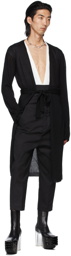 Rick Owens Black Sascha Cardigan