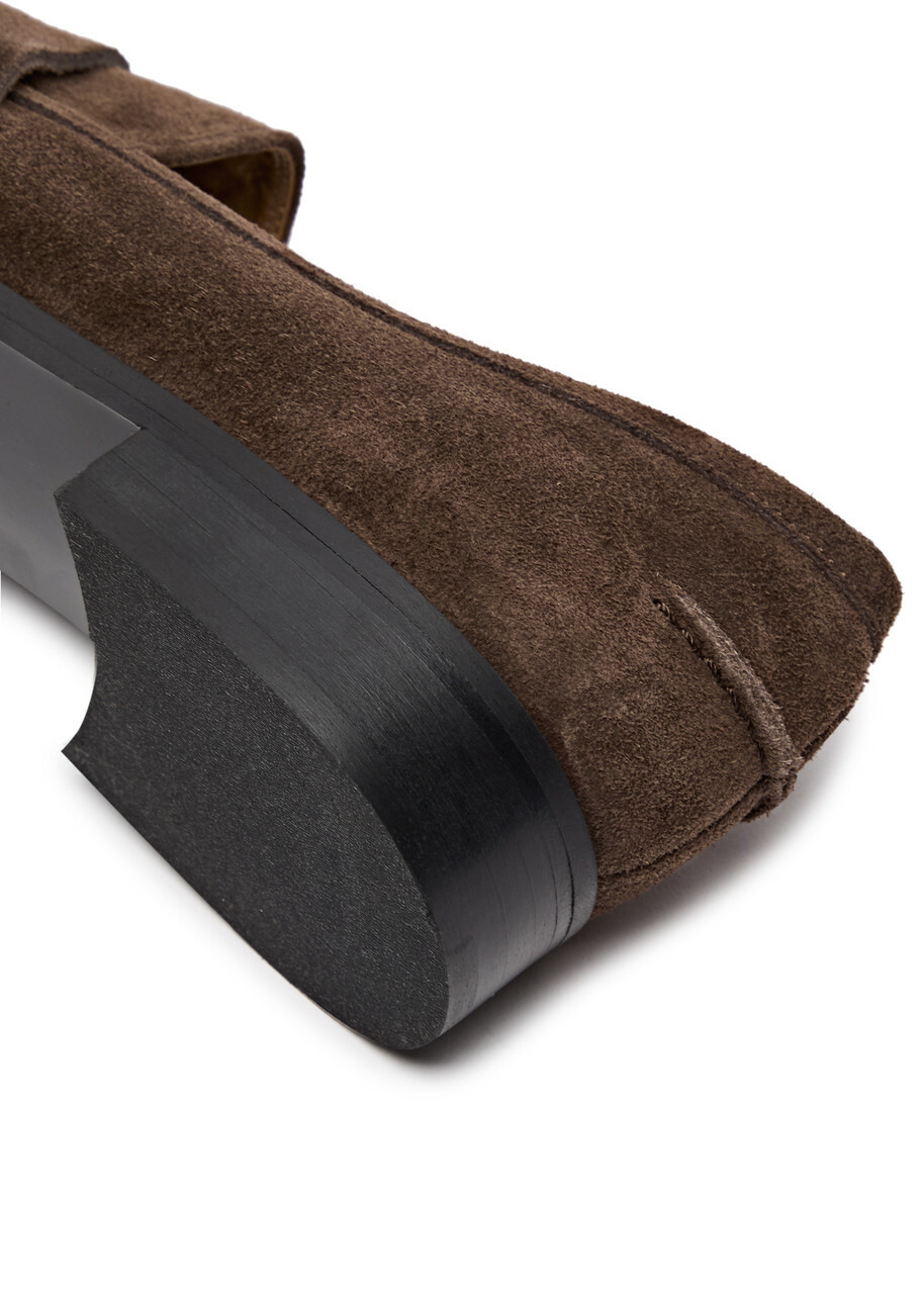 Atp Atelier Airola Suede Loafers Brown
