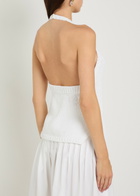 Rohe Halterneck Cotton-knit top White