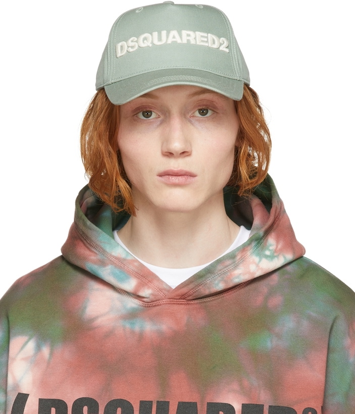 Photo: Dsquared2 Green Logo Baseball Cap