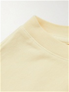 Camp High - Logo-Print Cotton-Jersey T-Shirt - Neutrals