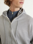 Paul Smith - Merino Wool Zip-Up Cardigan - Gray