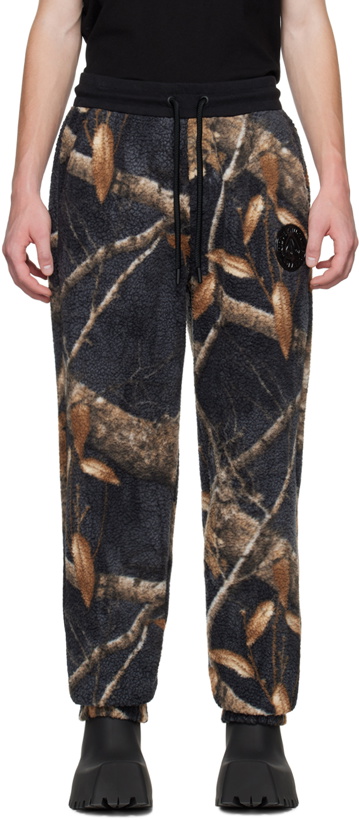Photo: Moose Knuckles Black Post Malone Edition Camouflage Lounge Pants
