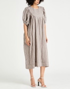 Cawley Womens Midi dress Taupe