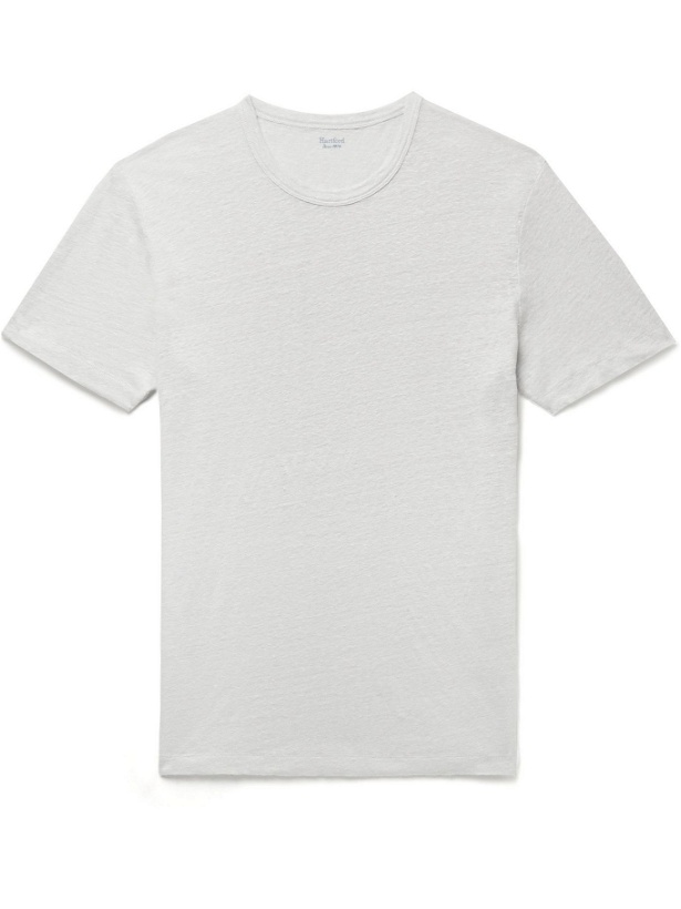 Photo: Hartford - Slub Linen T-Shirt - Gray