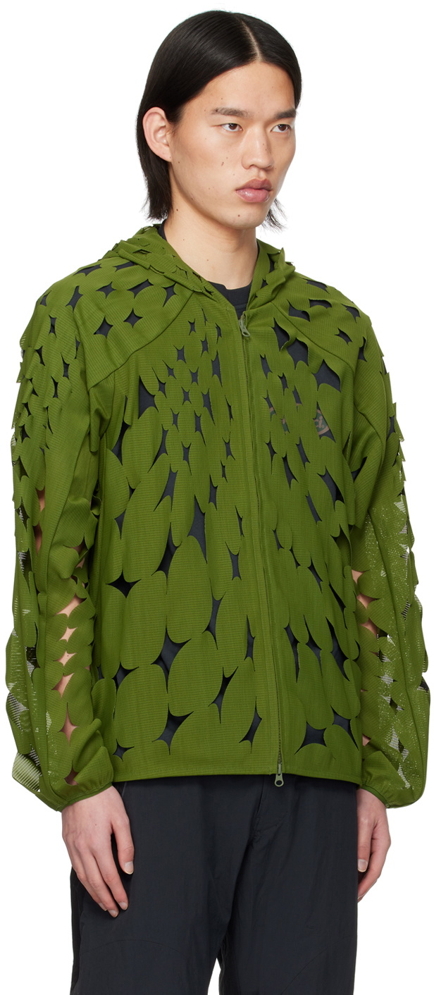 POST ARCHIVE FACTION (PAF) Green 6.0 Left Hoodie Post Archive Faction