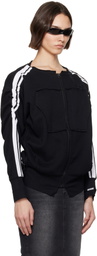 Prototypes Black Tiny Toggle Zip Up Sweatshirt
