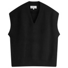 Studio Nicholson Women's V Neck Vest in Black