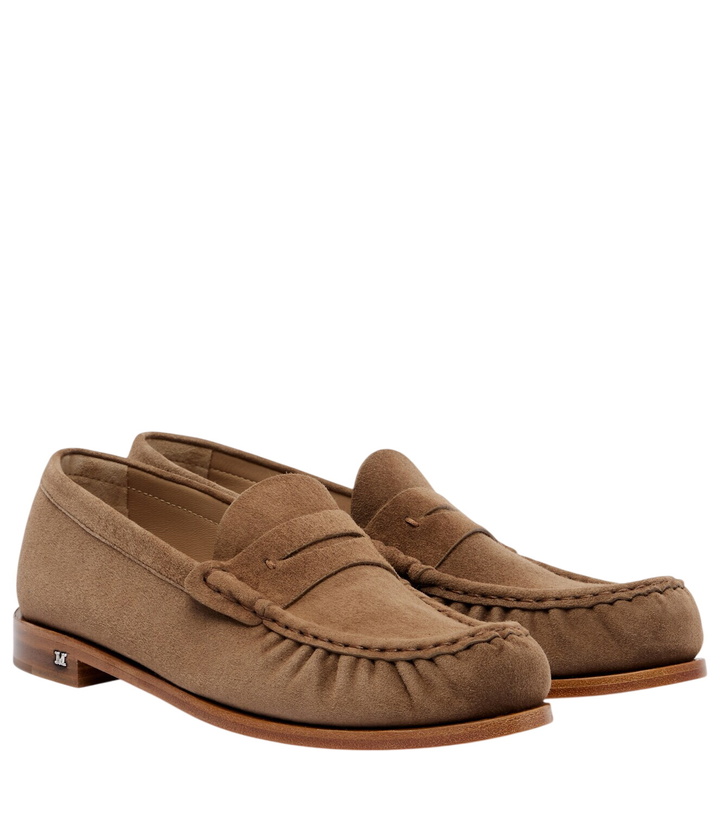 Photo: Max Mara Suede penny lofaers