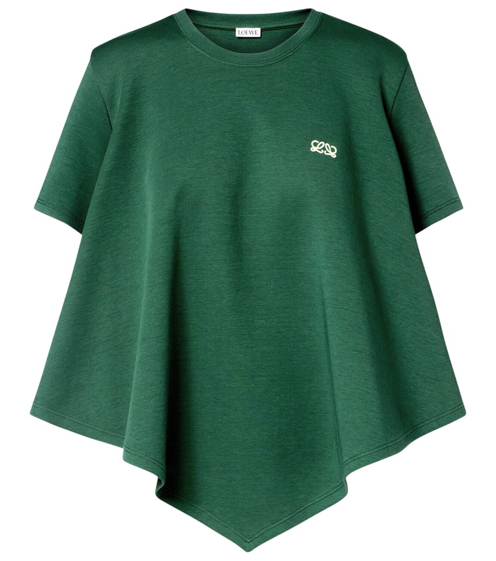 Photo: Loewe Asymmetric cotton-blend top