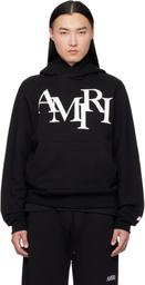 AMIRI Black 'AMIRI Staggered' Hoodie