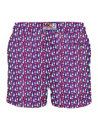 MC2 Saint Barth Man Light Fabric Swim Shorts With Aperol Spritz Print | Aperol Special Edition