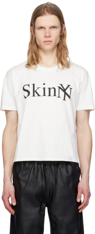 Photo: Praying White 'Skinny' T-shirt