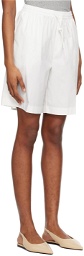 Róhe White Beach Shorts