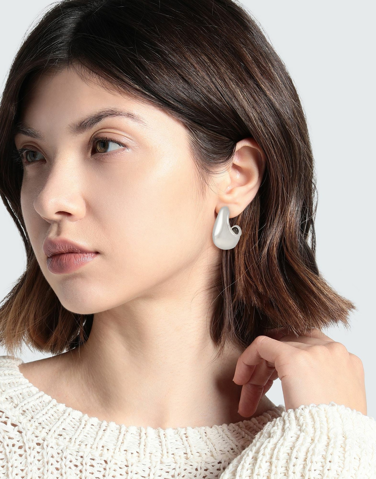 Missoma Womens Earrings in Silver