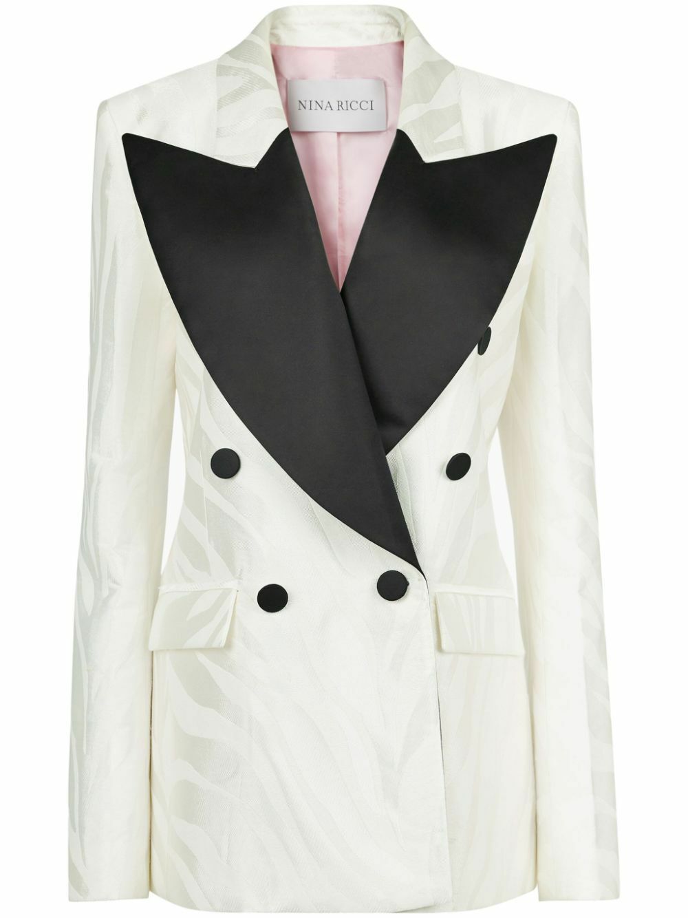 【Nina Ricci】 Cadyブレザー Nina Ricci Cady Velvet-Trim Blazer in Blue | Lyst