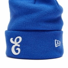 New Era E by END. Beanie in Blue Bead 