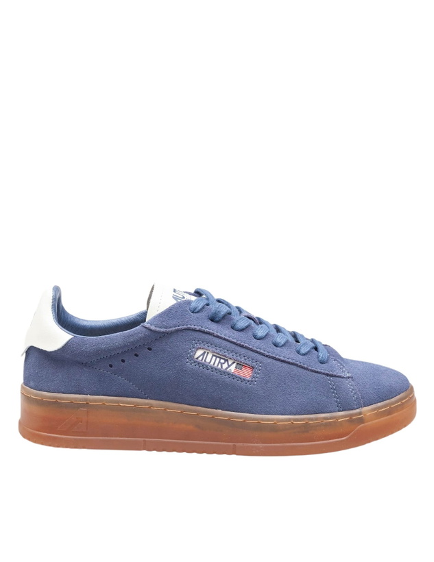 Photo: Autry Sneakers Dallas Suede Sneakers Color Pacific Blue
