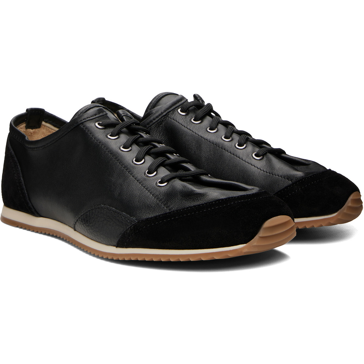 LEMAIRE Black Gummy Grips Sneakers