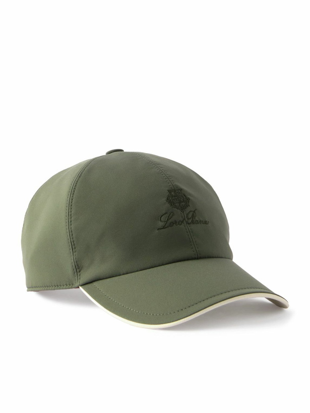 Photo: Loro Piana - Logo-Embroidered Storm System® Shell Baseball Cap - Green
